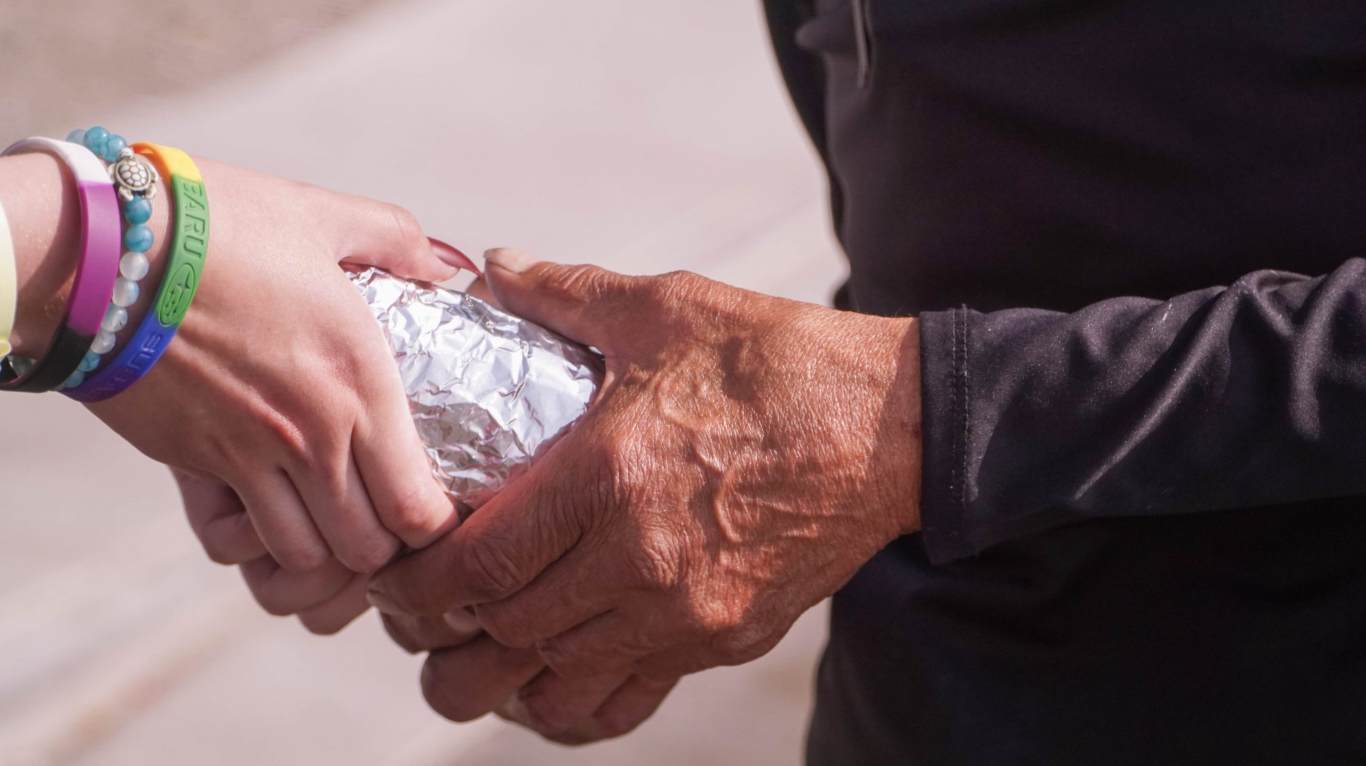 Handing Out